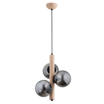 Subtelna lampa wisząca KANET 62288 z trzema kloszami