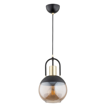 Lampa sufitowa wisząca z kloszem CELTA 60957 ZŁOTA