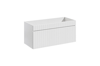Comad szafka pod umywalkę 100cm 1 szuflada Biały – ICONIC WHITE 82-100-D-1S