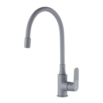 BATERIA ZLEWOZ JOGA PLUS Z RUCHOMĄ WYLEWKĄ, KOLOR SZARA