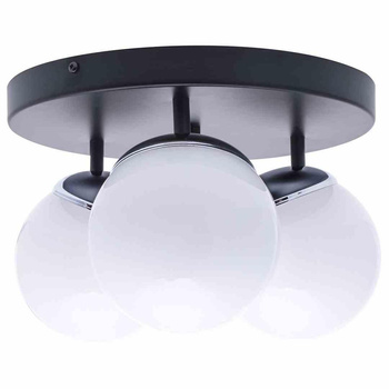 Lampa sufitowa SFERA BLACK/CHROM 3xE14