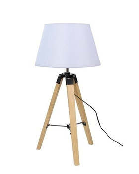 Lampka gabinetowa stołowa beżowa 60W E27 Lugano 41-31136