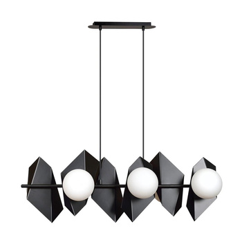 Dekoracyjna lampa wisząca 6x żarówek 40W czarny 636/6 DRIFTON 6