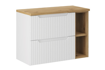 Zestaw meblowy 80cm z blatem Nova White – SET-NOW B OAK 80CM LR