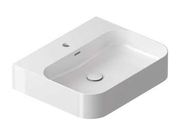 Ravak Prostokątna umywalka ceramiczna nablatowa Ravak Ceramic R Slim 55 cm Wall N biała XJX01155000