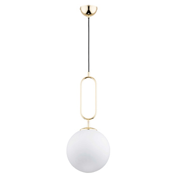 Lampa wisząca z kloszem VAVIL 61236 ZŁOTA