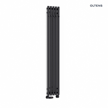 Oltens Stang grzejnik łazienkowy 180x26 cm czarny mat 55017300