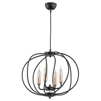 Antyczny żyrandol DAYMON 61000 CZARNY