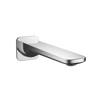 Keria wylewka wannowa ścienna, chrom