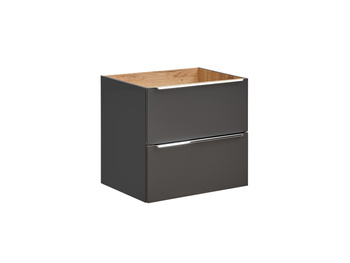 Szafka łazienkowa Comad 80cm 2 szuflady Czarny Mat – CAPRI COSMOS 821 FSC