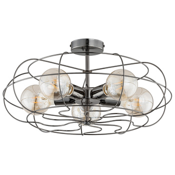 Lampa sufitowa plafon klatka Lotos 5xE27