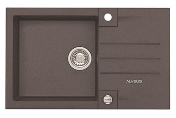 ALVEUS ROCK 130 zlewozmywak granitowy chocolate 4203003