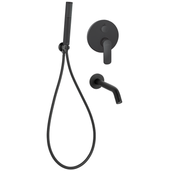 ZESTAW WANNOWY PODTYN Z BATERIĄ PODTYNKOWĄ 2-FUNKCYJNĄ SIROS