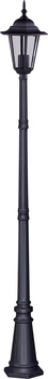 Wysoka zewnętrzna lampa stojąca K-7064A/1 czarna z serii STANDARD