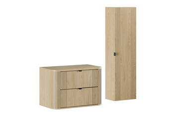 Zestaw meblowy 80cm z blatem i Szafką wysoką Ovalia Cremona – set-ovc b cremona 80cm hc