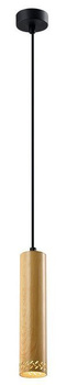 Lampa wisząca drewniana oprawa 25W GU10 25cm Tubo 31-78582