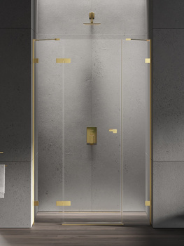 Drzwi wnękowe 150x200 – Złoty, szkło 8 mm (EXK-4686) | New Trendy