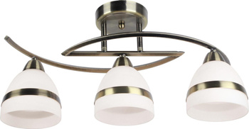 Elegancka lampa sufitowa do sypialni K-JSL-6572/3 AB z serii COLAR