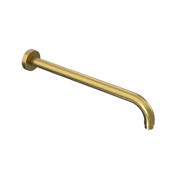 Ramię prysznicowe ścienne 40 cm okrągłe, złoty szczotkowany