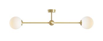 PLAFON WHITE PEARL 2 BRASS