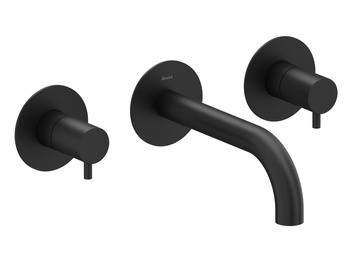 Ravak Bateria wannowa podtynkowa Ravak Espirit ES 021.20BLM.O1 trzyczęściowa czarny mat X070277