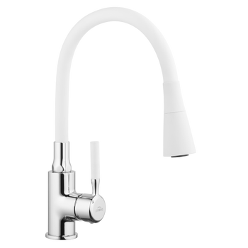 BATERIA ZLEW POGO Z RUCH, 2F WYL, BIAŁA