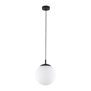 Lampa artystyczna pojedyncza biała kula 15W 30cm ESME 5670