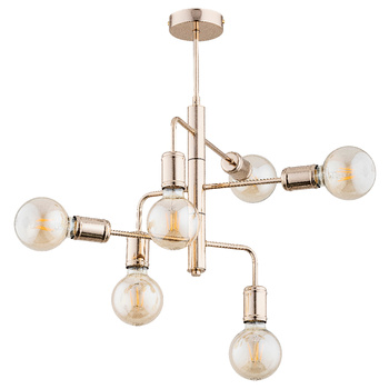 Efektowna lampa sufitowa VECTUS 63035 ANTYCZNE ZŁOTO