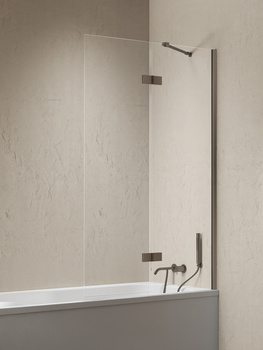 Parawan nawannowy 100x150 – Gunmetal, szkło 6 mm (P-0257) | New Trendy