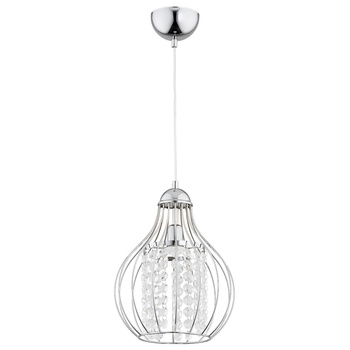 Lampa wisząca Glamour PIRO I 60619 SREBRNA