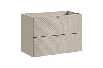 Szafka łazienkowa Comad 80cm 2 szuflady Kaszmirowy Mat – VIVA CASHMERE 82-80-2S