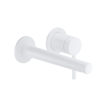 PI bateria umywalkowa podtynkowa komplet, biały mat