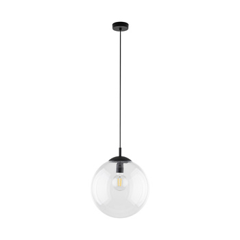 Lampa wisząca na sufit transparentna E27 35cm ESME 3268