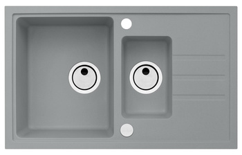 ALVEUS Zlewozmywak granitowy INTERMEZZO 70 beton  1307081