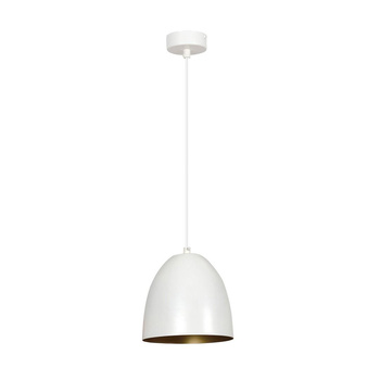 Lampa wisząca z dużym białym kloszem E27 60W 18cm 411/1 LENOX 1