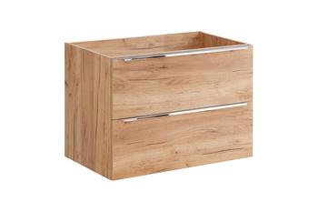 Szafka łazienkowa Comad 80cm 2 szuflady Dąb Złoty Craft – CAPRI OAK 821A FSC