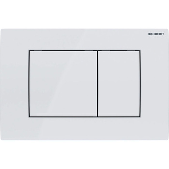 Przycisk uruchamiający GEBERIT Delta20 biały alpin 246 x 164 x 23 mm | 115137111