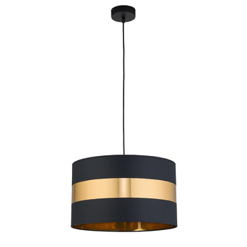 Futurystyczna lampa do zawieszenia czarny Metal PARIS 4383
