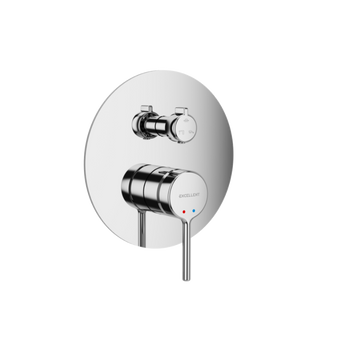 PI bateria prysznicowo-wannowa podtynkowa 3 funkcyjna, chrom