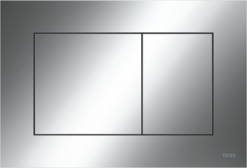 Przycisk TECE TECEnow do WC chrom połysk 220×150 mm,spłukiwanie 2-stopniowe -9240401