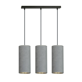 Tuby lampy wiszące 50cm 3x60W szary/złoty 1060/3 3