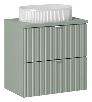 Zestaw meblowy 60cm z blatem i umywalką nablatową Beyond Line Reed Green – set-lrg b rg 60cm s un beyond 5 white