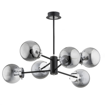Galaktyczna lampa 6-punktowa KRAB 62117 CZARNA