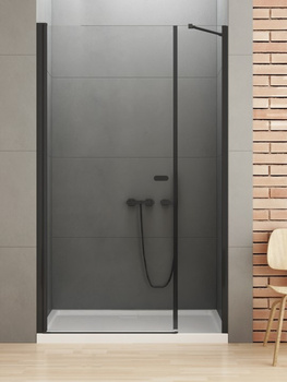 Drzwi wnękowe 100x195 – Czarny, szkło 6 mm (D-0937A) | New Trendy