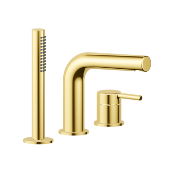 PI bateria wannowa 3 otworowa złoty połysk