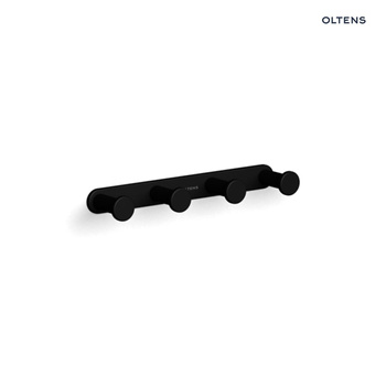 Oltens Vernal haczyk na ręcznik poczwórny czarny mat 80005300