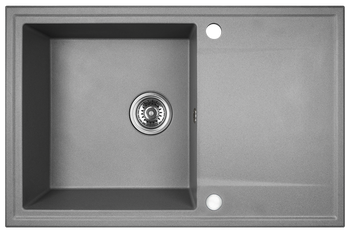 HUNTER zlewozmywak granitowy 1-komorowy z ociekaczem