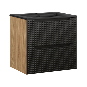 Zestaw meblowy 60cm z umywalką meblową SKY Luxor Black – SET-LXBL 60CM S SKY BL