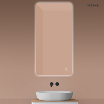 Oltens Nordlis lustro 60x120 cm prostokątne z oświetleniem od tyłu z matą grzewczą 64121000