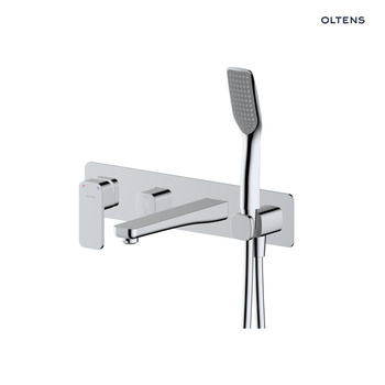 Oltens Hadsel bateria wannowo-prysznicowa podtynkowa 4-otworowa chrom 34109100